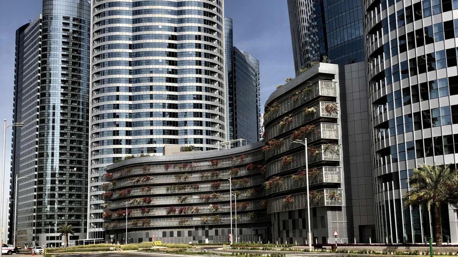 Omega Tower commercial property with modern office spaces in Abu Dhabi
